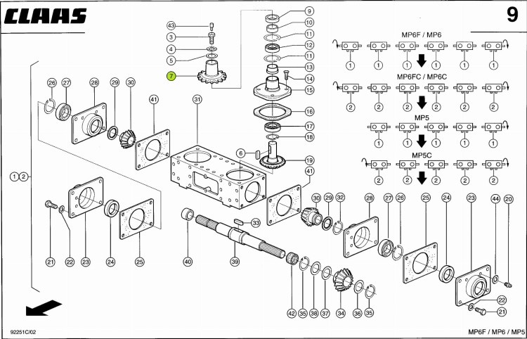 KOŁO oryginał Claas 0009943050