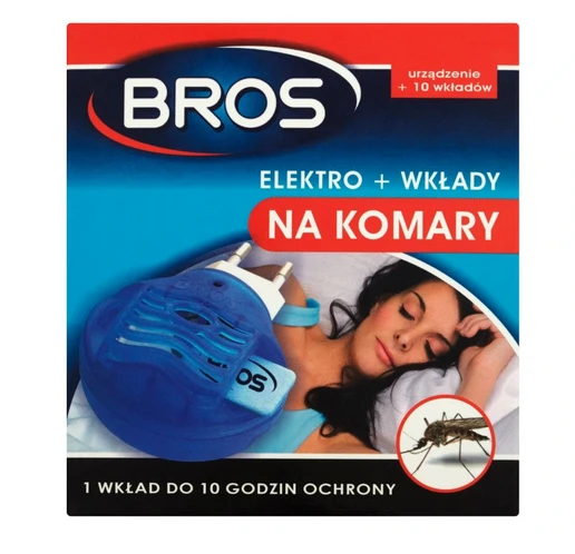 Bros elektro+10 wkładów na komary