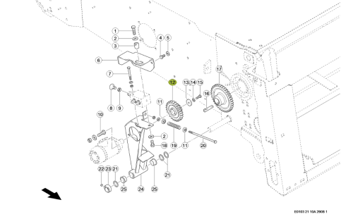 KOŁO ZĘBATE oryginał Class 0006688220