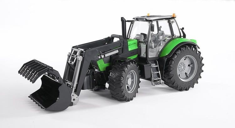 ZABAWKA TRAKTOR DEUTZ FAHR AGROTRON X720 Z ŁADOWACZEM BRUDER-03081