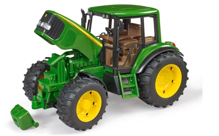 ZABAWKA TRAKTOR JOHN DEERE 6920 Z ŁADOWACZEM CZOŁOWYM BRUDER - 02052 1