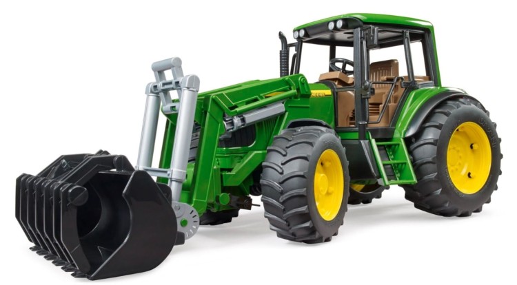 ZABAWKA TRAKTOR JOHN DEERE 6920 Z ŁADOWACZEM CZOŁOWYM BRUDER - 02052 2