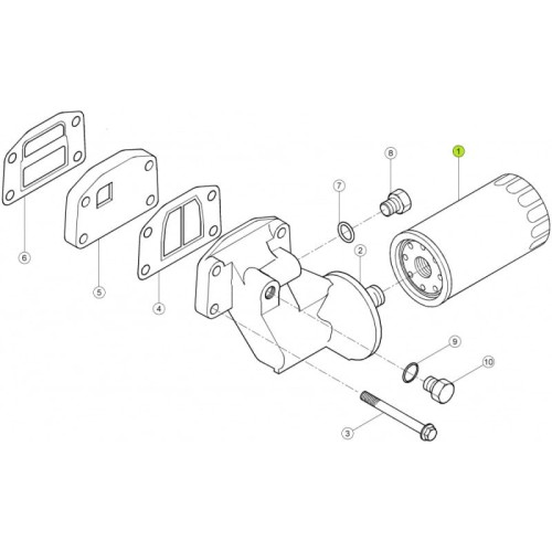 FILTR OLEJU SILNIKA Axos Claas 0011372750
