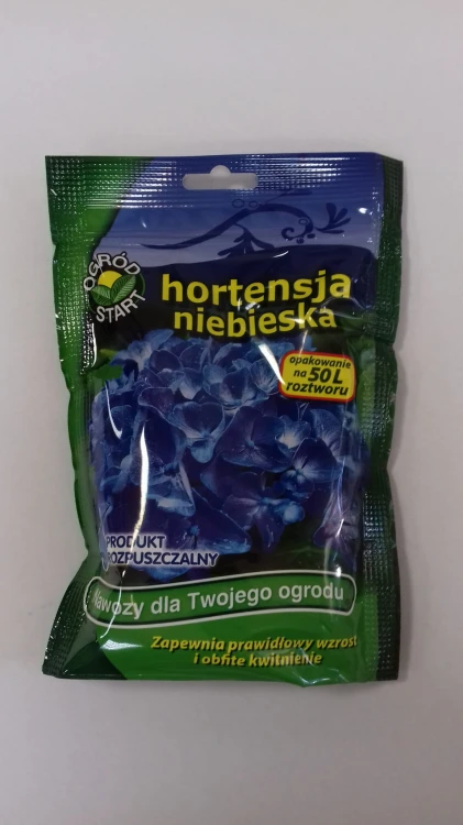 Hortensja niebieska  - nawóz rozpuszczalny 250g