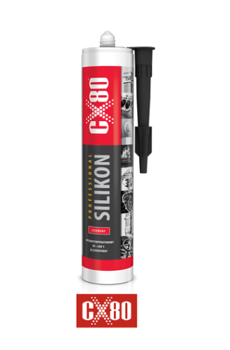 Silikon czerwony CX-80 310ml
