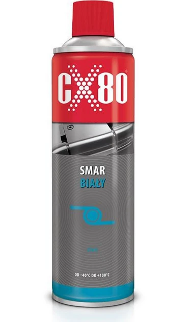 Smar biały do połączeń metalowych aerozol 500g CX-80