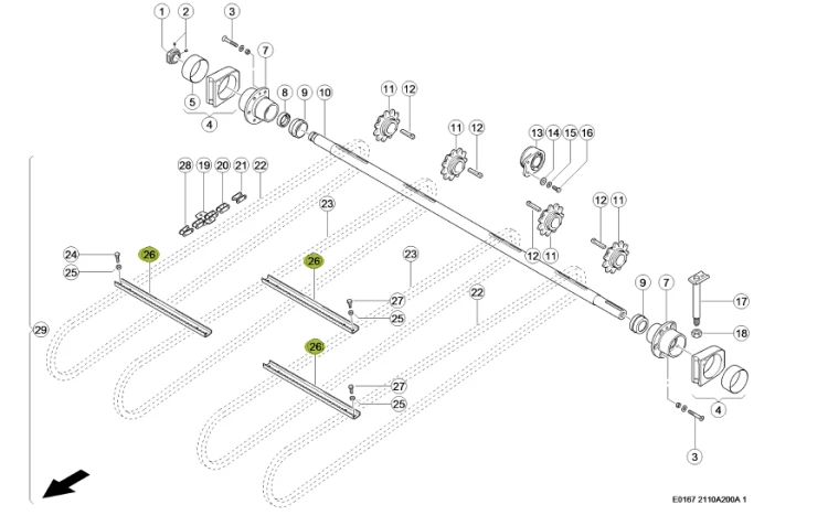 LISTWA Claas 0005179350