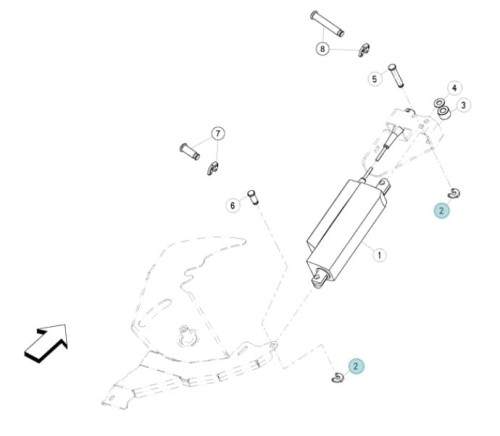 PODKŁADKA oryginał Kuhn R2057431 1