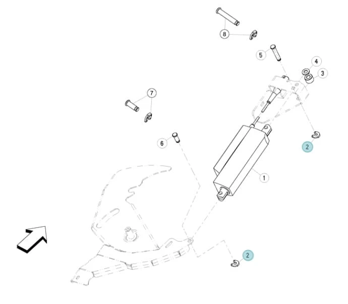 PODKŁADKA oryginał Kuhn R2057431 1