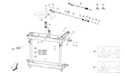 Podkładka okrągła inox a2 Kuhn 80252024