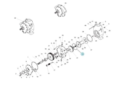 Oring oryginał Kuhn G0404501