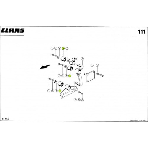 AMORTYZATOR METALOWO GUMOWY Claas 0006474290