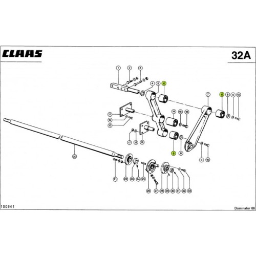 AMORTYZATOR METALOWO GUMOWY Claas 0006474300