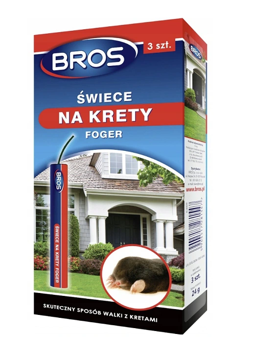 Bros - Świece  na krety FOGER 3szt