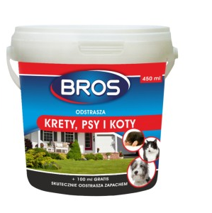 Bros odstraszacz na krety, psy, koty 450ml