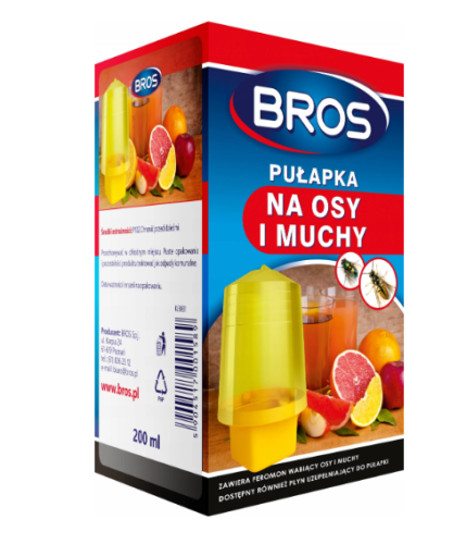 Bros Pułapka z płynem na osy i  muchy