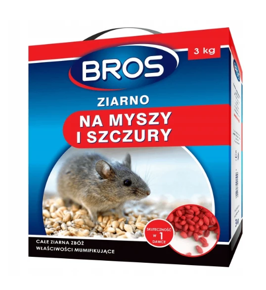 Bros Ziarno na myszy i szczury 3kg