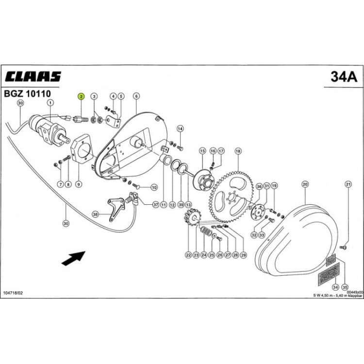 CZUJNIK ELEKTRYCZNY oryginał Claas 0006768350