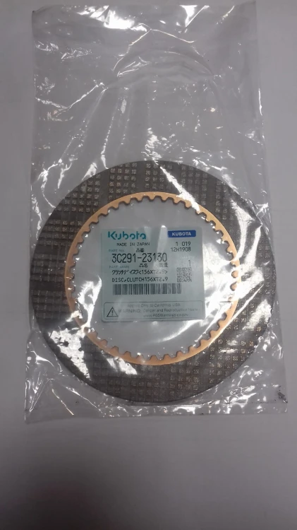 Disc.Clutch 156xT2,9 oryginal Kubota 3C29123130