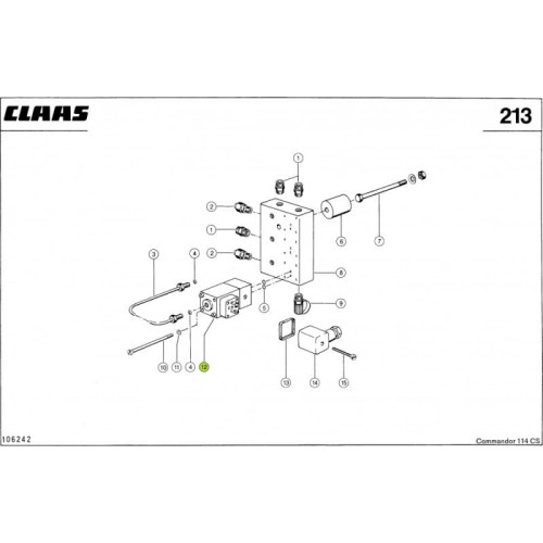 ELEKTROZAWÓR Claas 0000713290 1