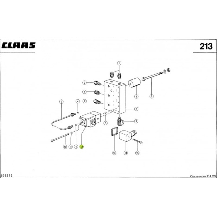 ELEKTROZAWÓR Claas 0000713290 1