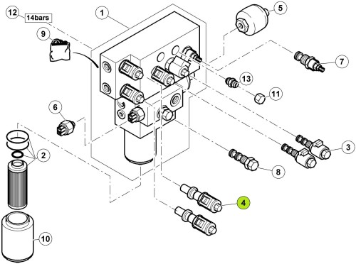 ELEKTROZAWÓR oryginał Claas 6005028833 0011436860