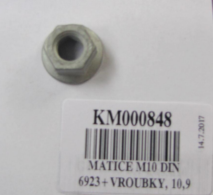 Nakrętka 19x10x7 Bednar oryginał KM000848
