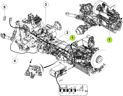 Przewowdy elektryczne oryginał Claas 0011010271