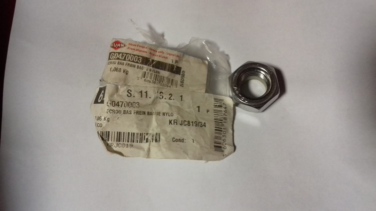 Ecrou bas farein bage nylon  oryginał Kuhn G0470003 1