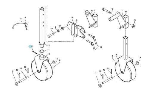 Kołek oryginał Kuhn 80450650