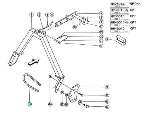 PASEK SPZX 1750MM 83101051