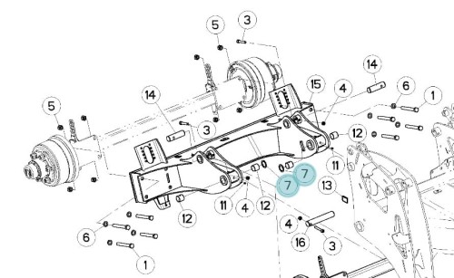 Podkładka oryginał Kuhn 80254060