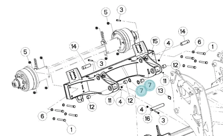 Podkładka oryginał Kuhn 80254060