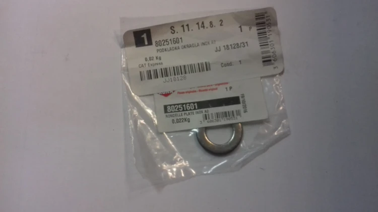 Podkładka okrągła inox oryginał Kuhn 80251601 1