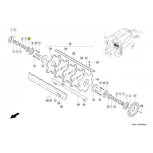 ŁOŻYSKO 0002391230 Claas oryginał