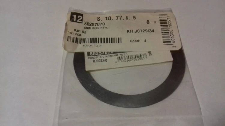 SHIM RING PS 0,1 KUHN oryginał 80257070 1