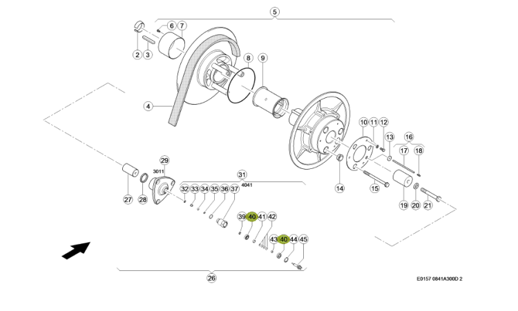 ŁOŻYSKO ORYGINAŁ CLAAS 0002358950