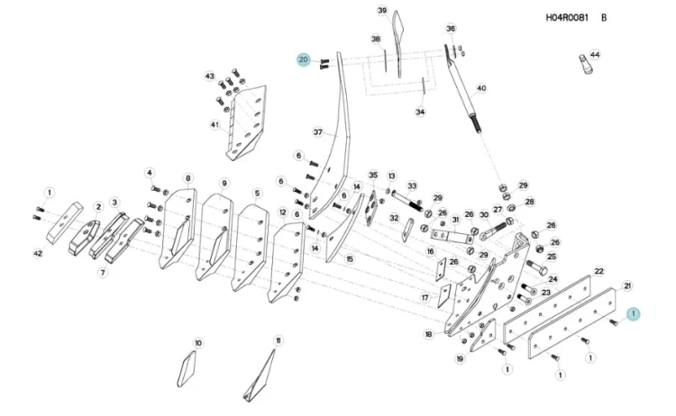 Śruba Kuhn oryginał H0609380