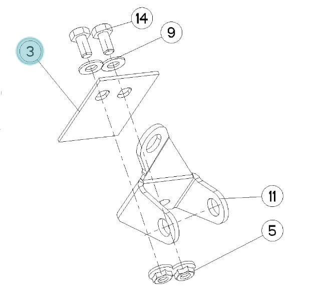 Skrobak KUHN oryginał N01090A0