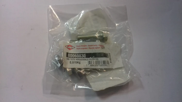 Śruba sześciokątna oryginał Kuhn 80060830 1