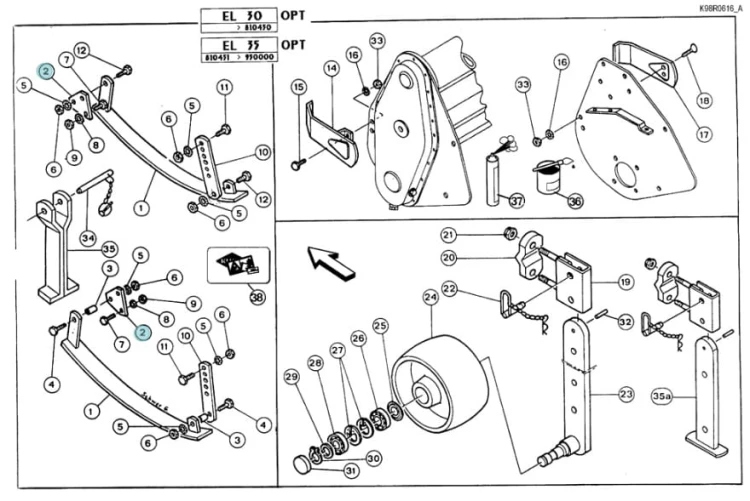 BRACKET - Nr ref. 02235400