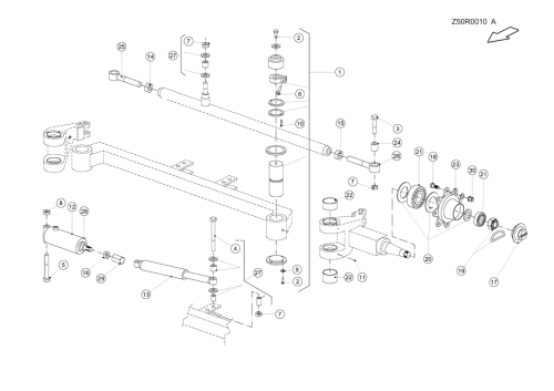 Nut Castle Assy Kuhn Z5074120