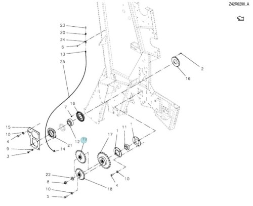 Koło łańcuchowe Kuhn Z4502280