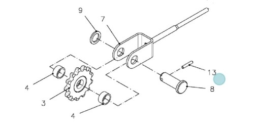 Kołek sprężynowy oryginał Kuhn 80450645