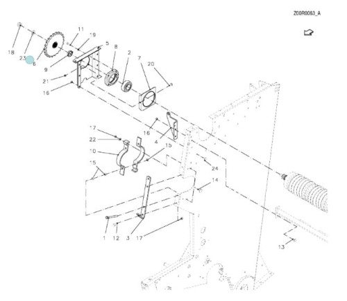 Koło łańcuchowe Kuhn Z4202030