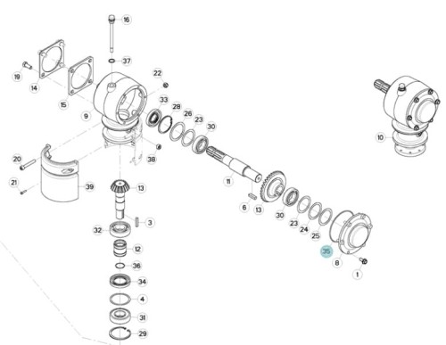 Oring KUHN oryginał 82060030