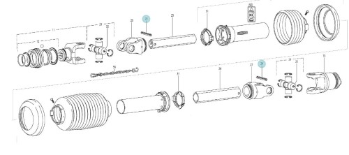 Sworzeń oryginał Kuhn 80451059