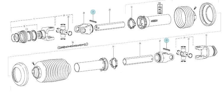 Sworzeń oryginał Kuhn 80451059