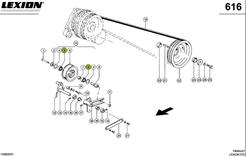 ŁOŻYSKO oryginał Claas 0002155170 1
