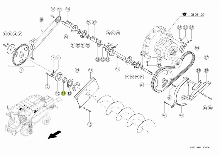 ŁOŻYSKO oryginał Claas 0006160660